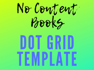 dot grid journal template